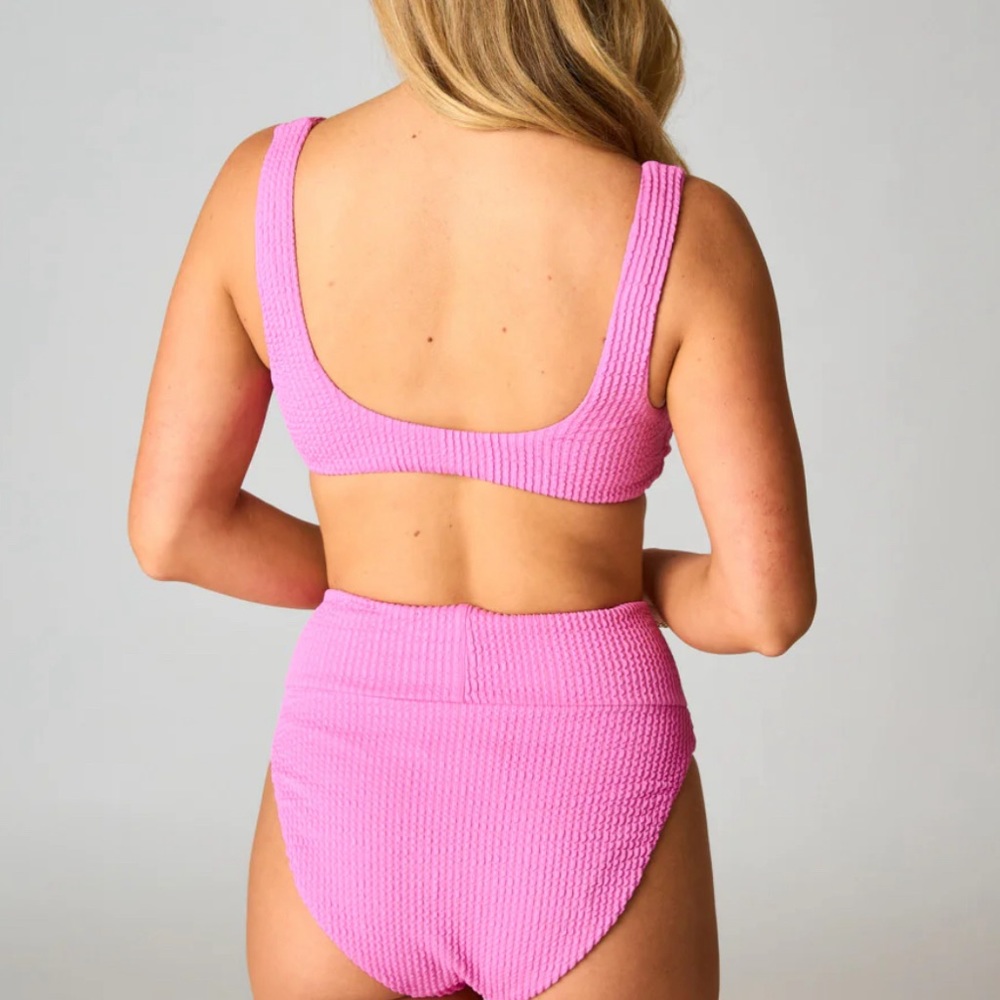 Buddy love high waisted bikini pepto pink L